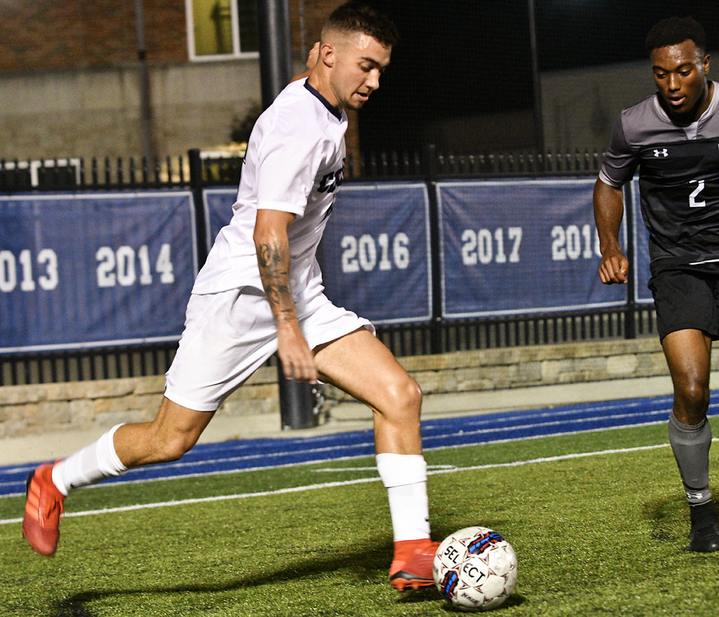 Ximo Gilll prepares to cross the ball